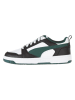 Puma Sneakersy "Rebound V6 Lo" w kolorze czarno-zielono-białym