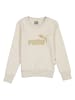 Puma Bluza "ESS+ Glitter" w kolorze kremowym