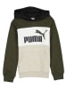 Puma Hoodie "ESS" kaki/beige/wit