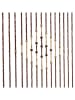 Nature Fellow Deurgordijn bruin - (L)175 x (B)90 cm