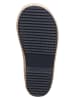 POM POM Gummistiefel "Solid" in Dunkelblau/ Beige