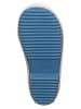 POM POM Gummistiefel "AOP" in Blau/ Beige