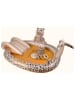 Swim Essentials Planschbecken ''Safari Chique'' in Beige - (B)210 x (T)150 cm
