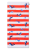 Swim Essentials Strandtuch ''Ocean'' in Rot/ Weiß - (L)135 x (B)65 cm