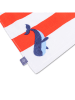 Swim Essentials Strandlaken "Ocean" rood/wit - (L)135 x (B)65 cm