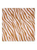 Swim Essentials Stranddecke ''Zebra'' in Hellbraun/ Weiß - (L)180 x (B)180 cm