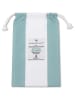 Swim Essentials Stranddecke ''Cheers'' in Grün/ Weiß - (L)180 x (B)180 cm