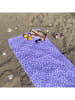 Swim Essentials Ręcznik plażowy "Lila Leopard" w kolorze fioletowym - 135 x 65 cm