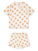 Swim Essentials 2-delige outfit "Floral Love" wit/oranje