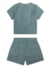 Swim Essentials 2-delige outfit "Green Leopard" groen