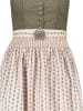 Almsach Dirndl in Khaki/ Creme