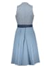 Almsach Dirndl in Dunkelblau/ Blau