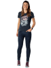 DYNAFIT Functioneel shirt "ARTIST SERIES" donkerblauw