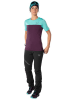 DYNAFIT Funktionsshirt "TRAVERSE S-TECH" in Lila/ Türkis