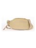 maison héritage PARIS Leder-Brustbeutel "Rachel Paille" in Beige - (B)35 x (H)18 x (T)15 cm