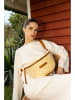 maison héritage PARIS Leder-Brustbeutel "Rachel Paille" in Beige/ Hellbraun - (B)35 x (H)18 x (T)13 cm