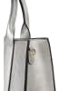 maison héritage PARIS Leder-Henkeltasche "Noma" in Silber - (B)32 x (H)25 x (T)11 cm