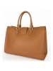 maison héritage PARIS Leder-Shopper "Mara" in Hellbraun - (B)46 x (H)32 x (T)15 cm