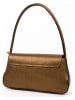 maison héritage PARIS Leder-Schultertasche "Hebe" in Gold - (B)36 x (H)28 x (T)7 cm