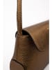 maison héritage PARIS Leder-Schultertasche "Hebe" in Gold - (B)36 x (H)28 x (T)7 cm