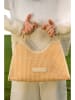 maison héritage PARIS Leren handtas "Mini Cassis" beige - (B)31 x (H)22 x (D)11 cm