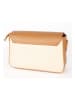maison héritage PARIS Leder-Umhängetasche "Aela Paille" in Creme/ Hellbraun - (B)22 x (H)15 x (T)7 cm