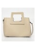 maison héritage PARIS Leder-Henkeltasche "Jini Summer"  in Beige - (B)30 x (H)22 x (T)10 cm