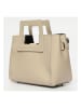 maison héritage PARIS Leder-Henkeltasche "Jini Summer"  in Beige - (B)30 x (H)22 x (T)10 cm