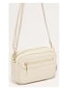 maison héritage PARIS Leder-Umhängetasche "Gaby Box" in Beige - (B)28 x (H)22 x (T)8 cm