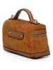 maison héritage PARIS Leder-Umhängetasche "Simos Suede" in Camel - (B)21 x (H)13 x (T)9 cm