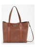 maison héritage PARIS Skórzany shopper bag "Elis Suede" w kolorze jasnobrązowym - 41 x 30 x 10 cm