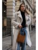 maison héritage PARIS Leder-Schultertasche "Clison" in Hellbraun - (B)24 x (H)45 x (T)8 cm