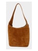 maison héritage PARIS Leder-Schultertasche "Clison" in Hellbraun - (B)24 x (H)45 x (T)8 cm