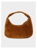 maison héritage PARIS Leder-Henkeltasche "Gisor Suede" in Hellbraun - (B)29 x (H)29 x (T)10 cm