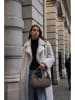 maison héritage PARIS Leder-Henkeltasche "Gisor Suede" in Beige - (B)29 x (H)20 x (T)10 cm