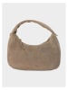 maison héritage PARIS Leder-Henkeltasche "Gisor Suede" in Beige - (B)29 x (H)20 x (T)10 cm