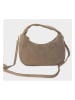 maison héritage PARIS Leder-Henkeltasche "Gisor Suede" in Beige - (B)29 x (H)20 x (T)10 cm