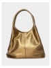 maison héritage PARIS Leder-Schultertasche "Tikki" in Gold - (B)40 x (H)28 x (T)14 cm