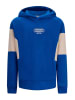 Retour Hoodie "Andy" in Blau/ Beige
