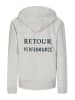 Retour Hoodie "Freestyle" in Hellgrau