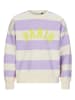 Retour Sweatshirt "Annecy" in Lila/ Creme