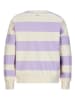 Retour Sweatshirt "Annecy" in Lila/ Creme