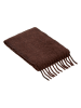 Becksöndergaard Woll-Schal "Solid Yuta" in Braun - (L)210 x (B)26 cm