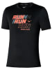 Mizuno Laufshirt in Schwarz