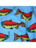 Småfolk Longsleeve "Lachs" in Blau/ Rot