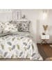 Passion dElly Beddengoedset "Jessa" crème/groen