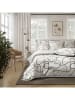 Passion dElly Perkal beddengoedset "Nola" wit/bruin/blauw
