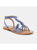 CALANK Leren sandalen blauw