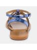 CALANK Leren sandalen blauw