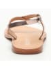 CALANK Leren sandalen roségoudkleurig